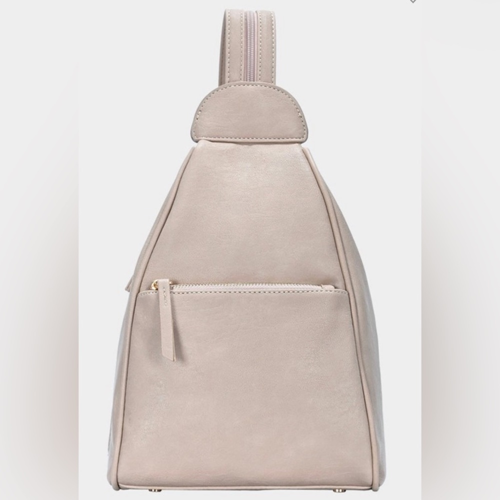 BNWT Vegan Leather Backpack Sling Bag